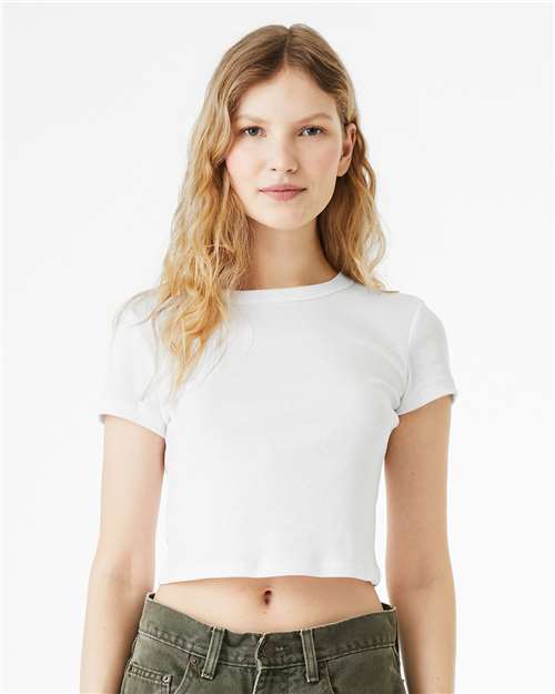 BELLA + CANVAS 1010 Women's Micro Rib Baby Tee