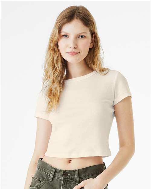 BELLA + CANVAS 1010 Women's Micro Rib Baby Tee