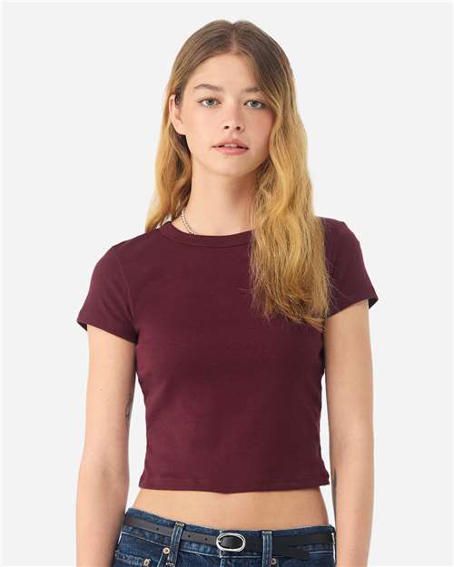 BELLA + CANVAS 1010 Women's Micro Rib Baby Tee