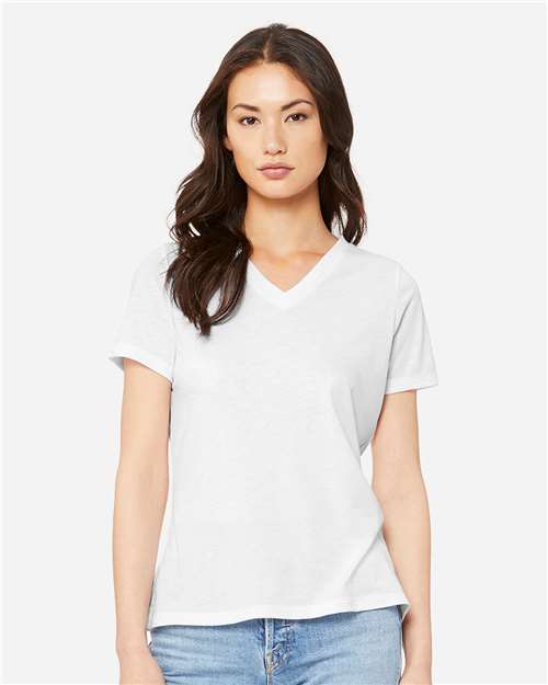 BELLA + CANVAS 6415 Women's Relaxed Triblend V-Neck Tee