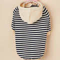 Cozy Canine Striped Hooded Sweater - Fashionable Pet Apparel