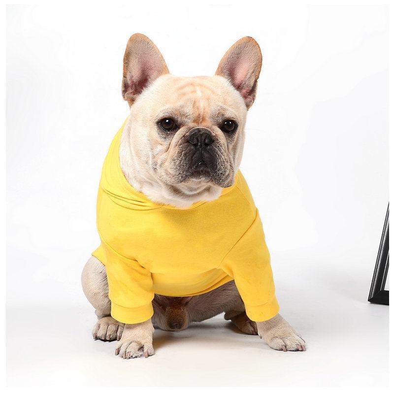 Cozy Cotton Dog Sweatshirt - Stylish And Warm Pet Apparel