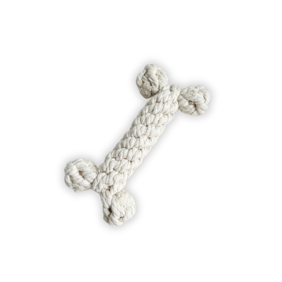 The Little Love White Rope Bone Toy